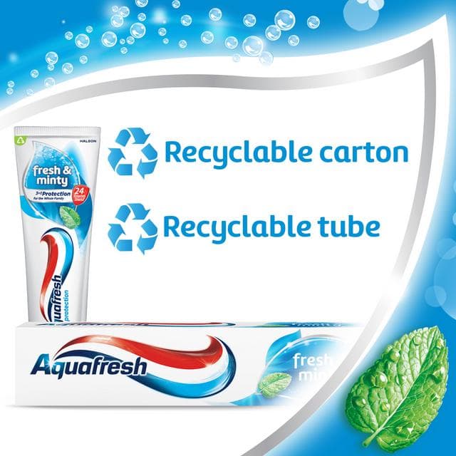 Aquafresh Fresh & Minty Toothpaste 75ml - gallery image 6