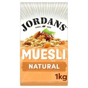 Jordans Natural Muesli Breakfast Cereal 1kg