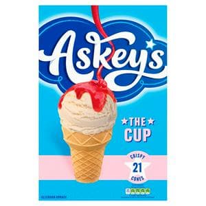 Askeys Ice Cream Cup Cornets x21