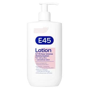 E45 Moisturiser Body Lotion for Very Dry Skin 500ml