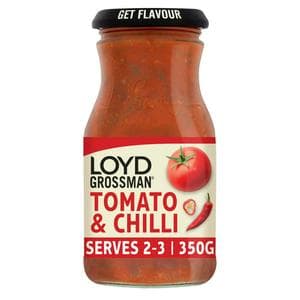 Loyd Grossman Pasta Sauce, Tomato & Chilli 350g