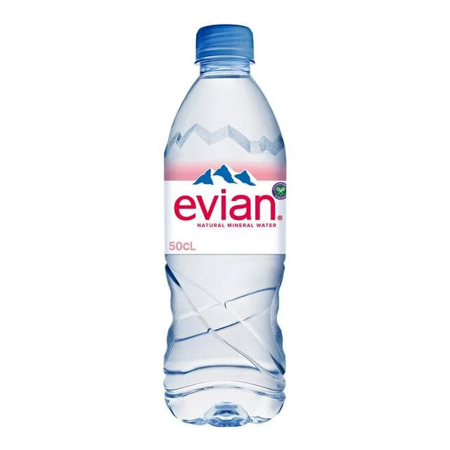 Evian Natural Bottled Mineral Still Water 500ml - gallery image 1