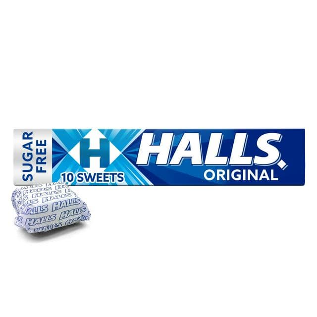 Halls 32g Original Sugar Free Lozenges Roll - gallery image 1