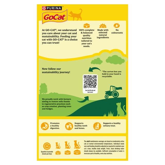 GO-CAT 750g Herring with Vegetables Dry Cat Food - gallery image 2