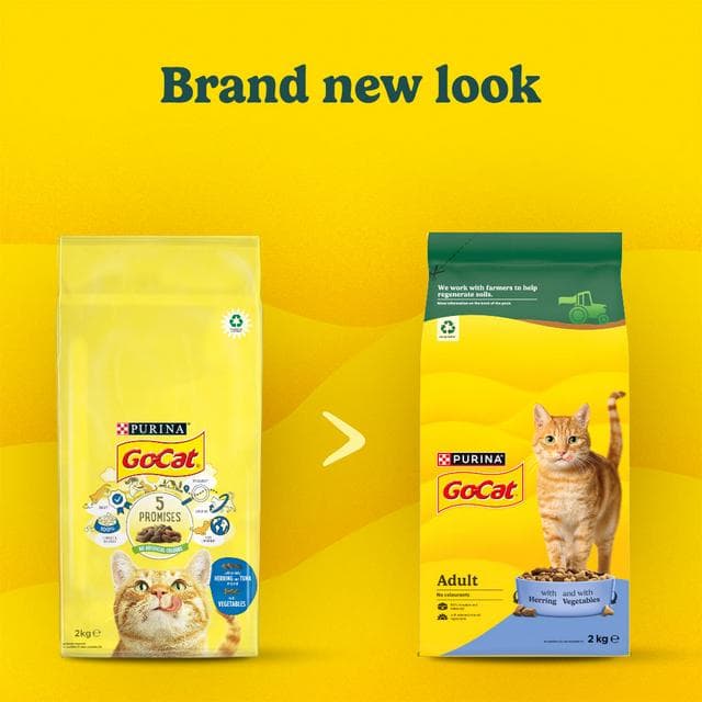 GO-CAT 750g Herring with Vegetables Dry Cat Food - gallery image 3