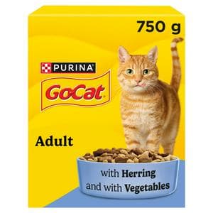 GO-CAT 750g Herring with Vegetables Dry Cat Food