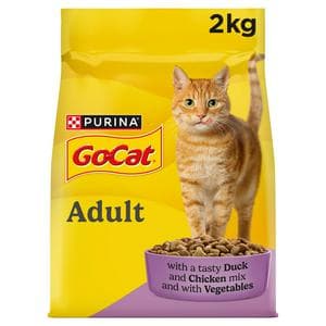 Go-Cat Chicken & Duck Adult Dry Cat Food 2kg