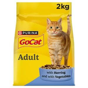 GO-CAT 2kg Herring with Vegetables Dry Cat Food