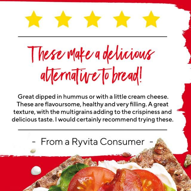 Ryvita Crispbread Multigrain Crackers 250g - gallery image 2