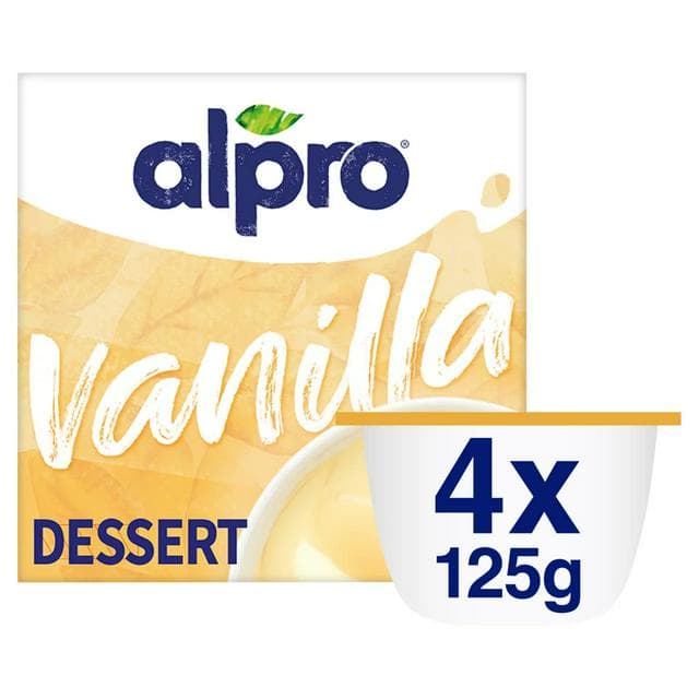 Alpro Velvet Vanilla Dessert 4x125g - gallery image 1