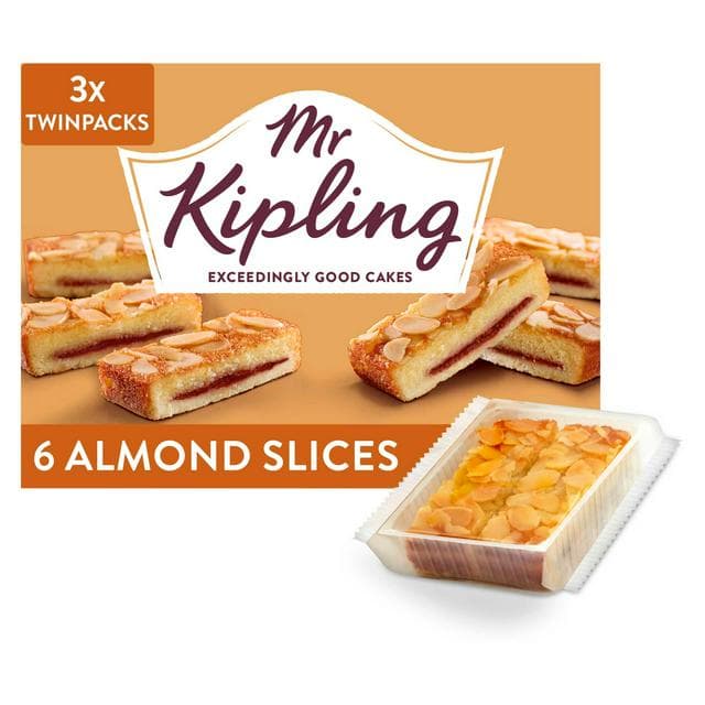 Mr Kipling Almond Cake Slices x6 - gallery image 1
