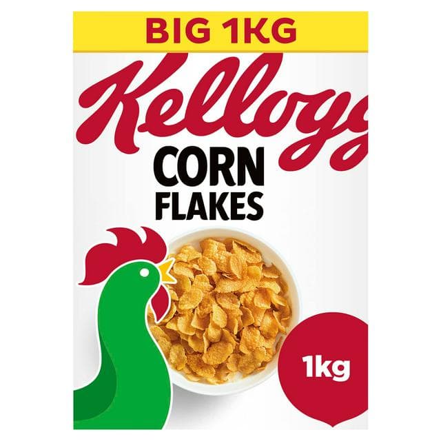 Kellogg's Corn Flakes Breakfast Cereal 1kg - gallery image 1