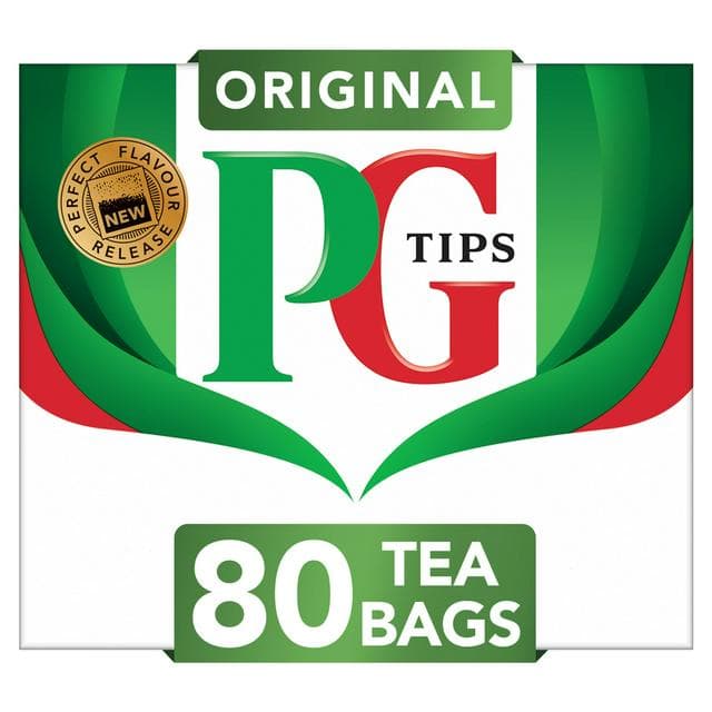 PG Tips Original Black Tea Bags x80 - gallery image 1