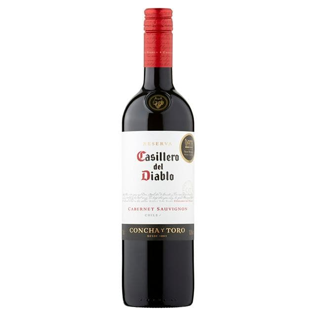 Casillero Del Diablo Cabernet Sauvignon Red Wine 75cl - gallery image 1