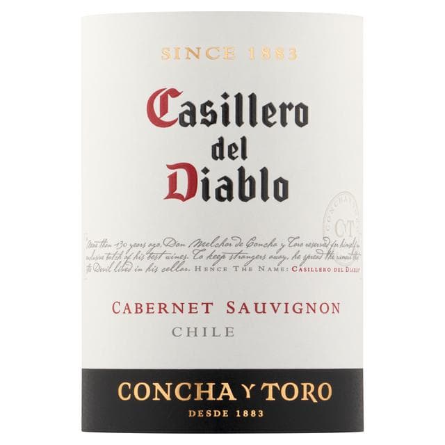 Casillero Del Diablo Cabernet Sauvignon Red Wine 75cl - gallery image 3