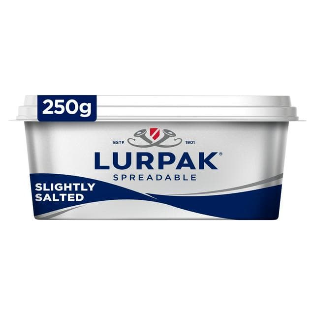 Lurpak Slightly Salted Spreadable Blend of Butter & Rapeseed Oil 250g - gallery image 1