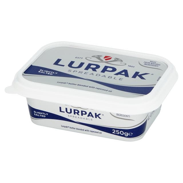 Lurpak Slightly Salted Spreadable Blend of Butter & Rapeseed Oil 250g - gallery image 3