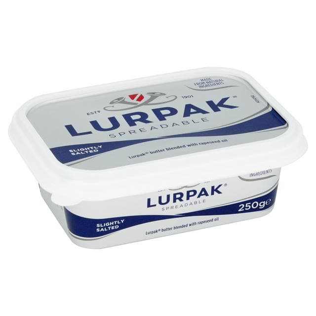 Lurpak Slightly Salted Spreadable Blend of Butter & Rapeseed Oil 250g - gallery image 4