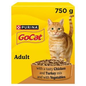 Go-Cat Chicken & Turkey Dry Cat Food 750g