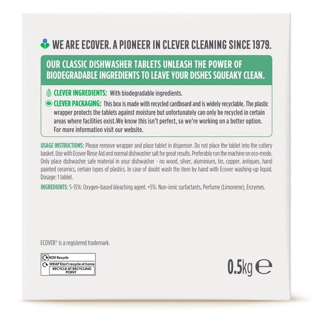 Ecover Dishwasher Tablets x25 - gallery image 2