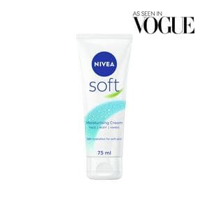 Nivea Soft Moisturiser for Face Hands & Body 75ml