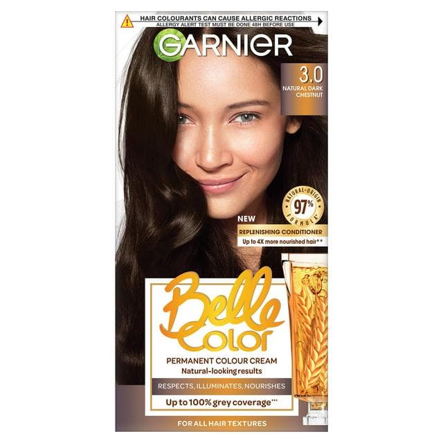 Garnier Belle Color 3 Dark Brown Permanent Hair Dye - gallery image 1