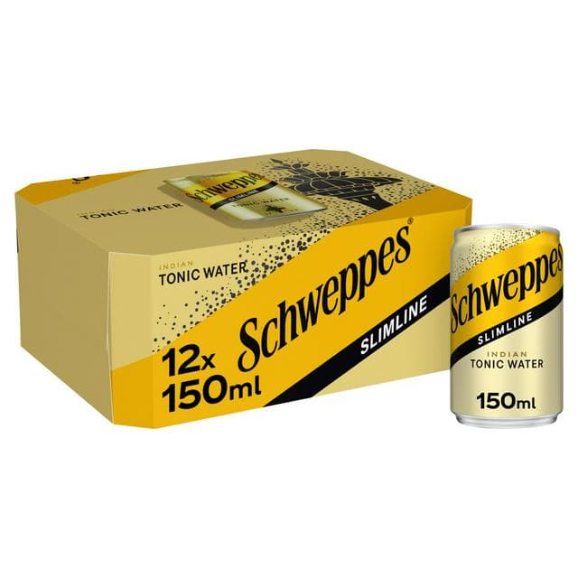 Schweppes Slimline Tonic Water 12x150ml - gallery image 1