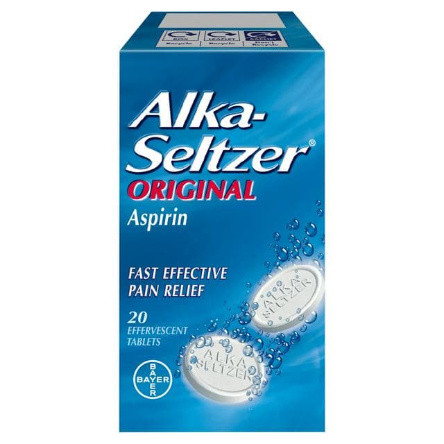 Alka Seltzer Original Pain Relief Tablets x20 - gallery image 1