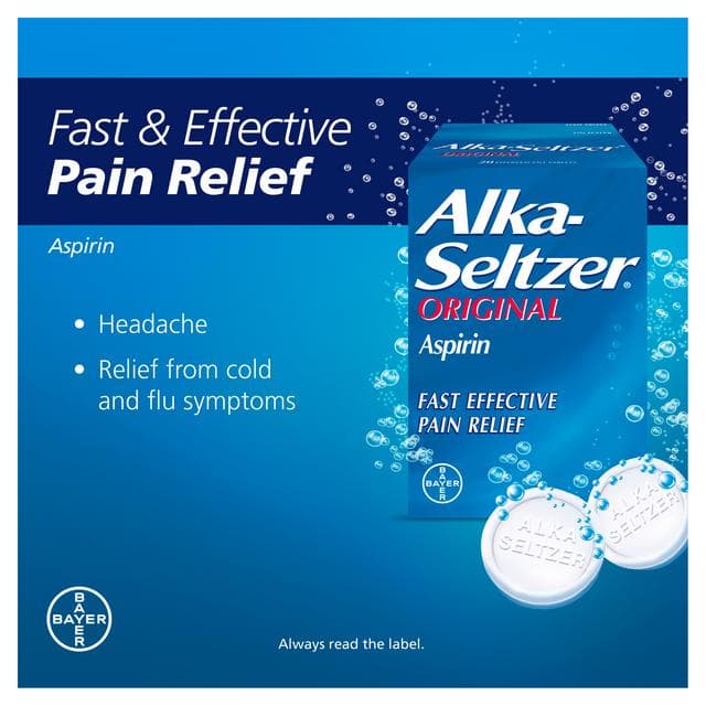 Alka Seltzer Original Pain Relief Tablets x20 - gallery image 3
