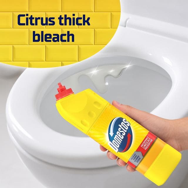 Domestos Citrus Fresh Thick Bleach Toilet & Multipurpose Cleaner 750ml - gallery image 3