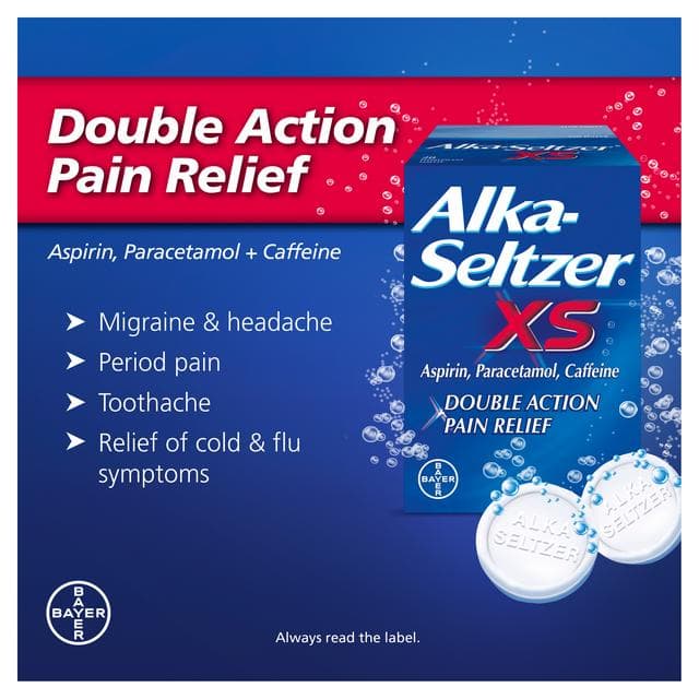 Alka Seltzer Extra Strong Pain Relief Tablets x20 - gallery image 3