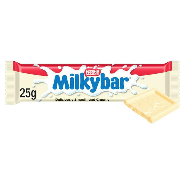 Milkybar White Chocolate Bar 25g - gallery image 1
