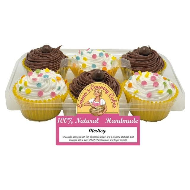 Emma's Country Cakes Medley Cupcakes x6 - gallery image 1