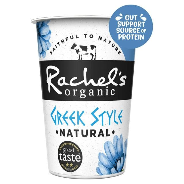 Rachel's Organic Greek Style Set Natural Yogurt 450g - gallery image 1