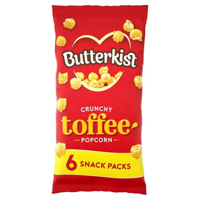 Butterkist Popcorn Toffee 6x20g - gallery image 1