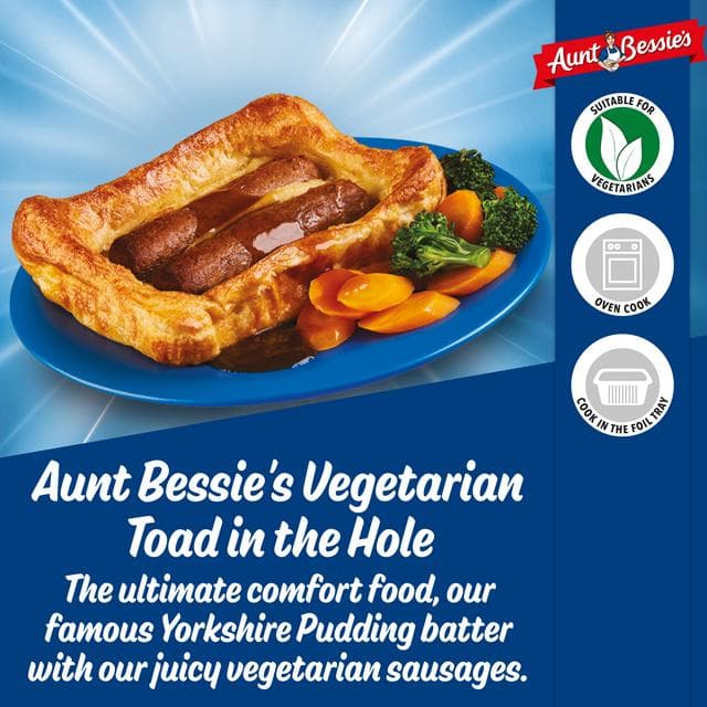 Aunt Bessie's Meat Free Toad in the Hole 190g - gallery image 2