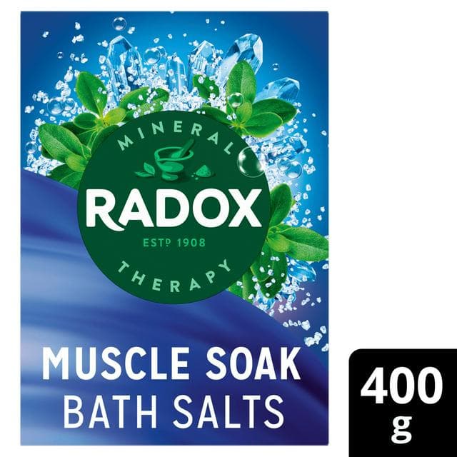 Radox Mineral Therapy Bath Salts Muscle Soak 400g - gallery image 1