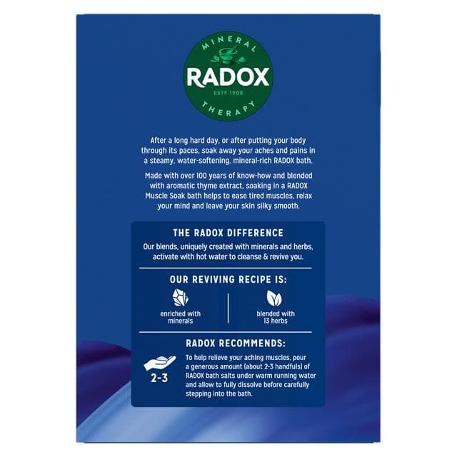 Radox Mineral Therapy Bath Salts Muscle Soak 400g - gallery image 6