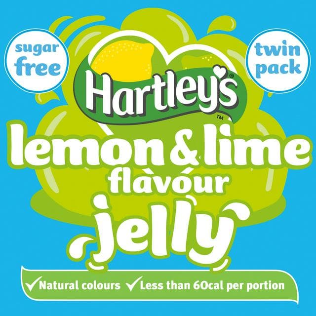 Hartley's Sugar Free Lemon and Lime Jelly Twin Pack 23g - gallery image 1