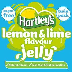 Hartley's Sugar Free Lemon and Lime Jelly Twin Pack 23g