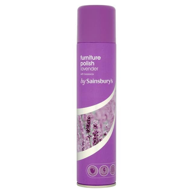 Sainsbury's Furniture Polish with Beeswax, Lavender 300ml - gallery image 1