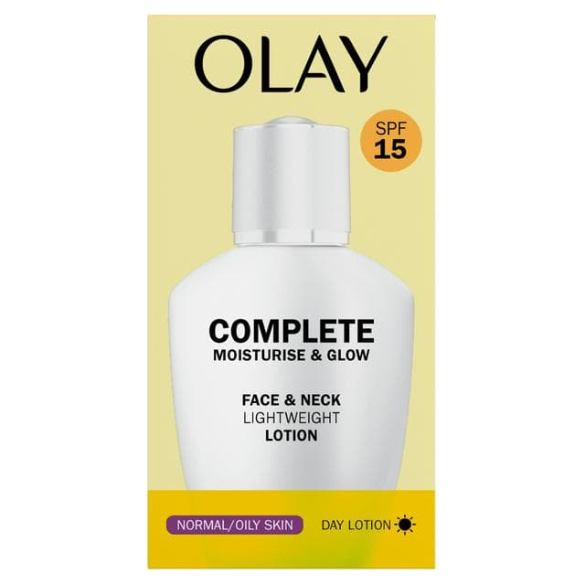 Olay Complete Lightweight 3in1 SPF 15 Moisturiser Day Fluid For Normal Oily Skin 100ml - gallery image 1