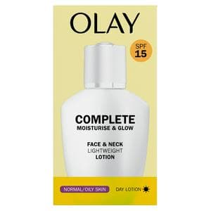 Olay Complete Lightweight 3in1 SPF 15 Moisturiser Day Fluid For Normal Oily Skin 100ml