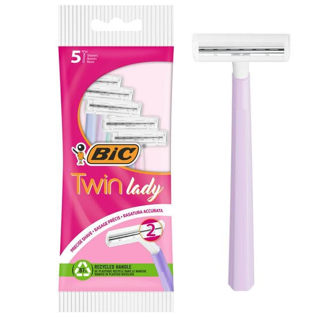 BIC Twin Lady Disposable Women's Razors 5 Pack - gallery image 1