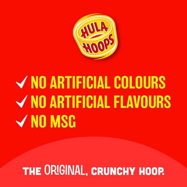 Hula Hoops Variety Pack Potato Ring Crisps 6x24g - gallery image 2