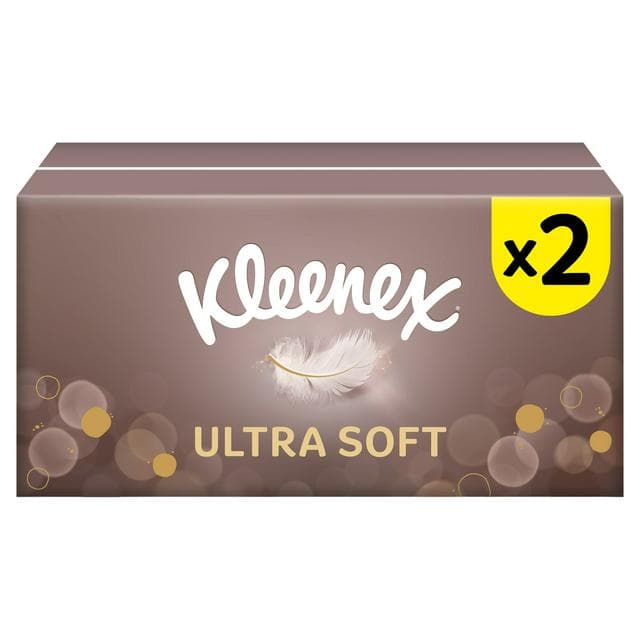 Kleenex Ultra Soft Tissues 2x64 Sheets - gallery image 1