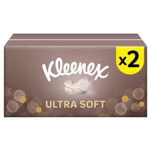 Kleenex 2 x 64 Sheets Ultra Soft Tissues