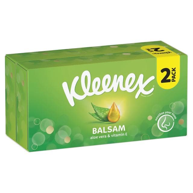 Kleenex Balsam Tissues 2x64 Sheets - gallery image 2