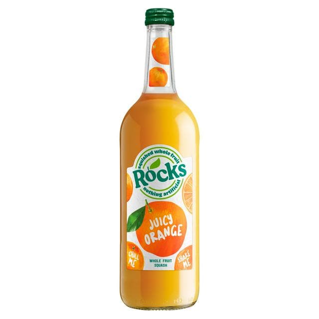 Rocks Juicy Oranges Whole Fruit Squash 740ml - gallery image 1