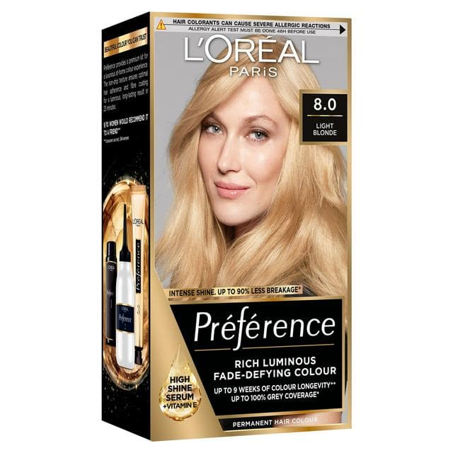 L'Oreal Paris Preference Permanent Hair Dye California Light Blonde 8 - gallery image 1